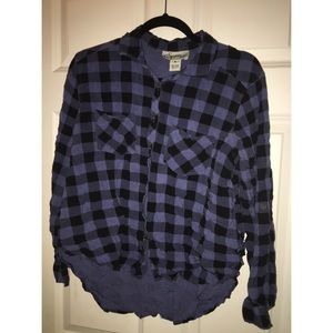 Flannel Plaid Tartan Button Shirt